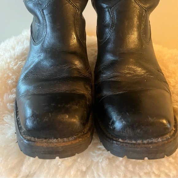 Dayton Vintage Black Motorcycle Boots main image 6